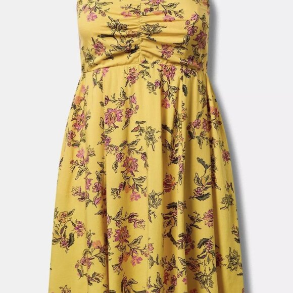 Torrid Plus Size Challis Skater Mini Dress, 2X - Picture 11 of 12